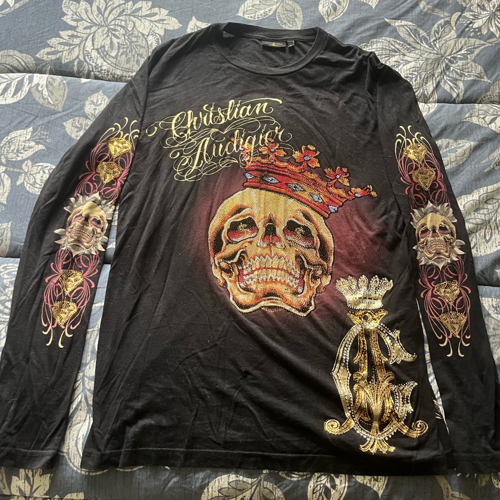 Christian Audigier long sleeve shirt